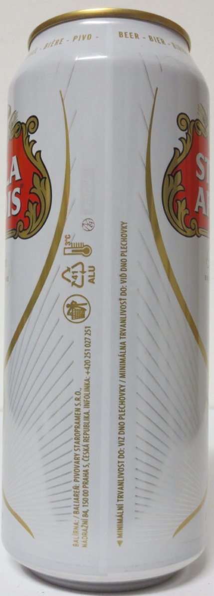STELLA ARTOIS Belgium BREWING EXPERTISE PREMIUM LAGER BEER (50cl) (B/O) (HU)