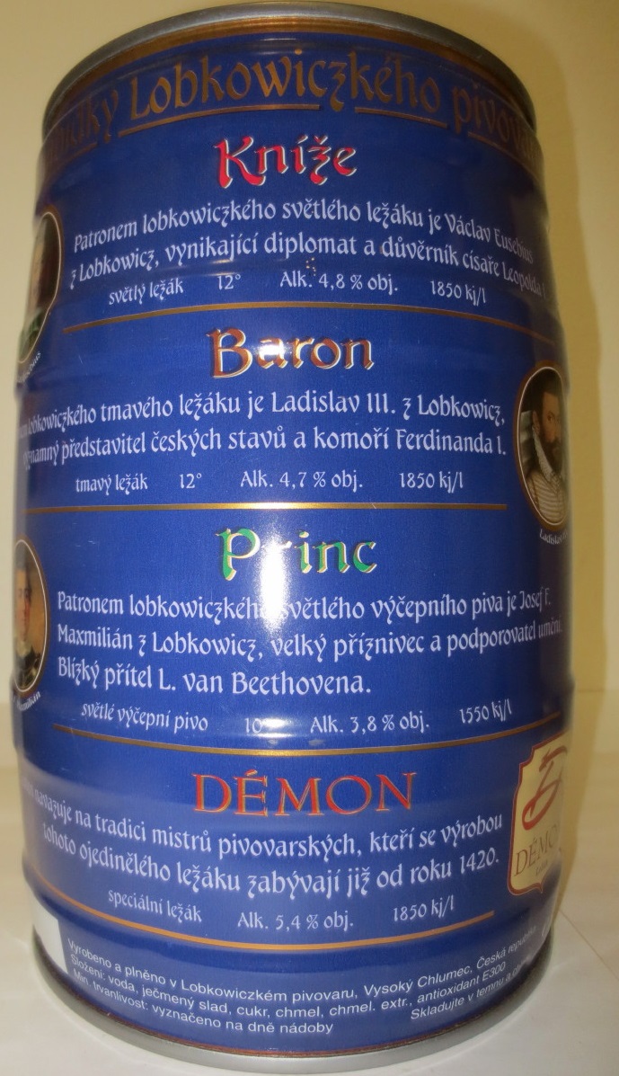 LOBKOWICZ Knížecí pivovar HAND CRAFTED 