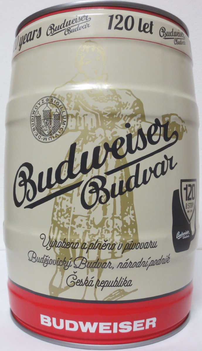 Budweiser Budvar 120 let (5L) č.1