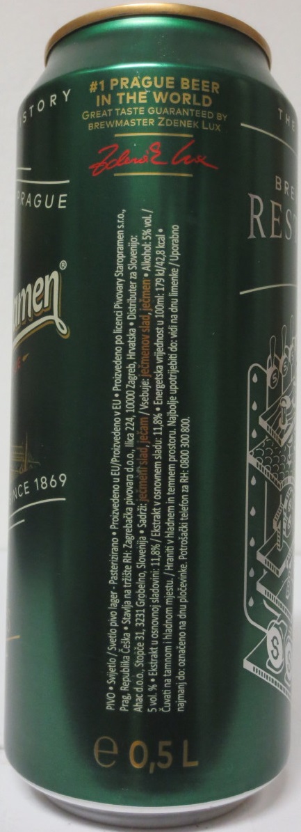 Staropramen BREWERY (50cl) (B/O) č.2