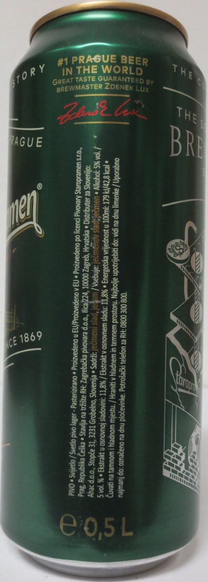 Staropramen BREWERY (50cl) (B/O) č.5