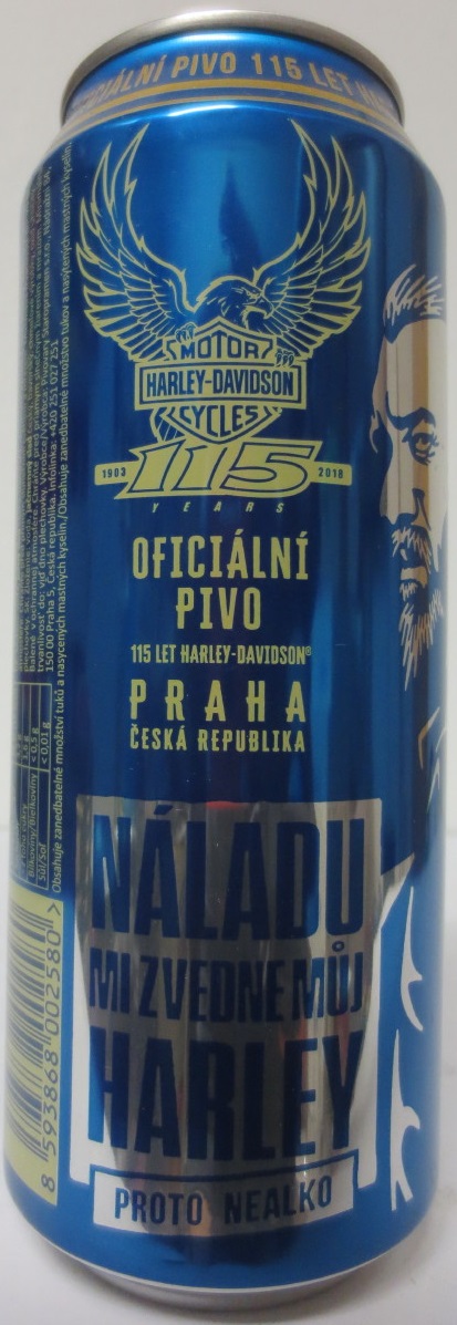 Staropramen NEALKO 6 cans HARLEY (50cl) (B/O) č.1