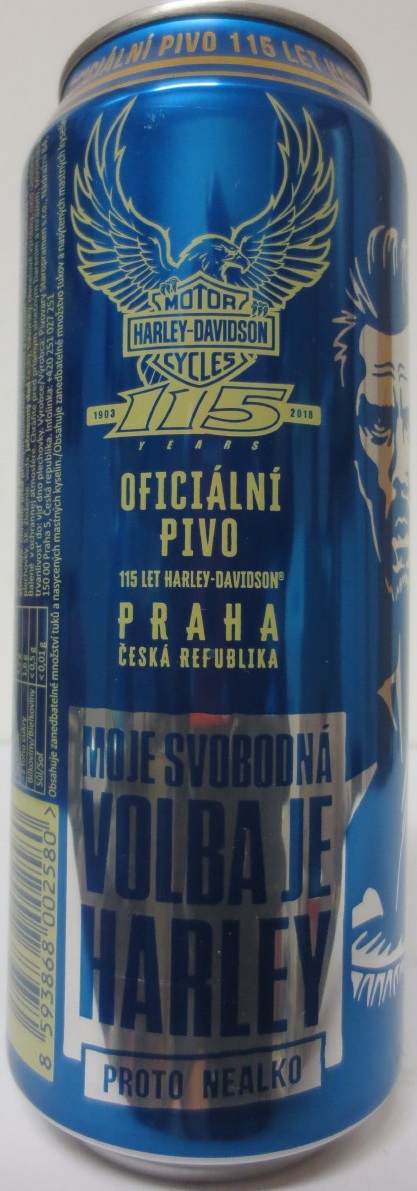 Staropramen NEALKO 6 cans HARLEY (50cl) (B/O) č.2