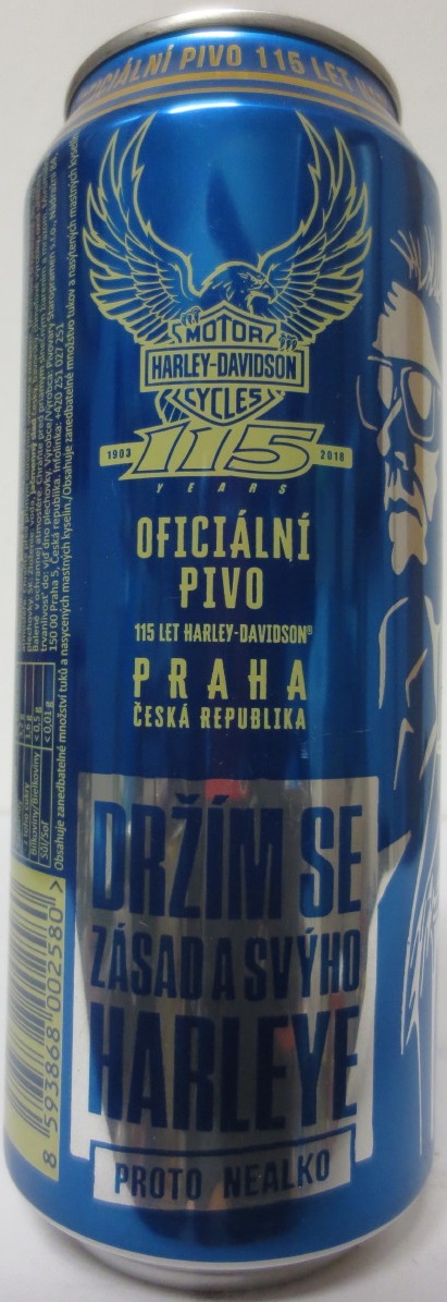 Staropramen NEALKO 6 cans HARLEY (50cl) (B/O) č.5