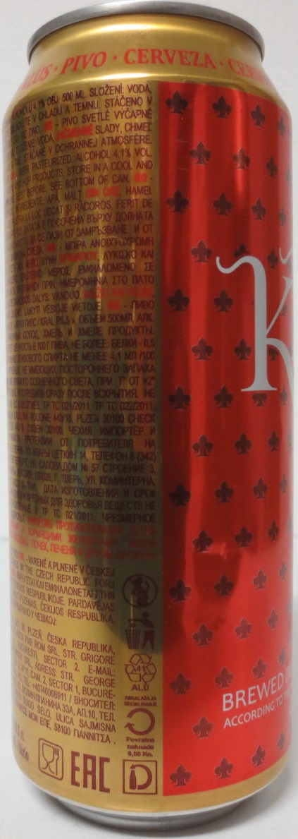 KRÁL Pils (50cl) (B/O)