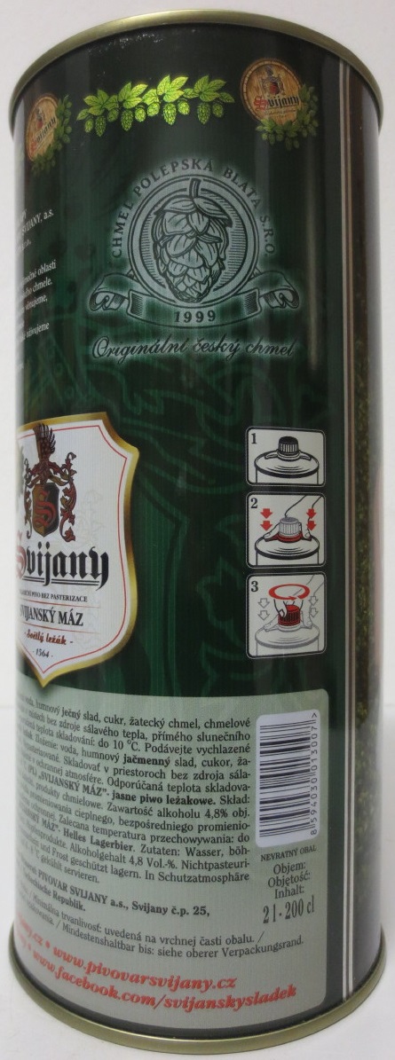 Svijany SVIJANSKÝ MÁZ dívky z kalendáře č.01/2018 (200cl)