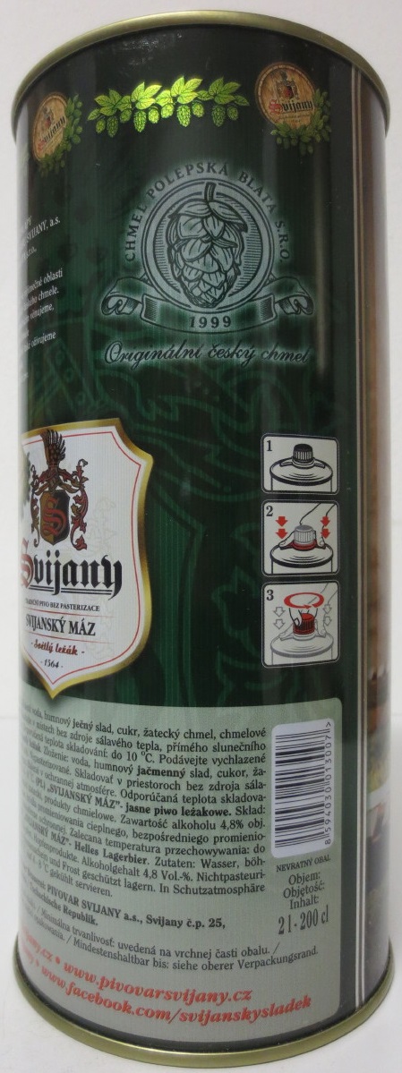 Svijany SVIJANSKÝ MÁZ dívky z kalendáře č.03/2018 (200cl)