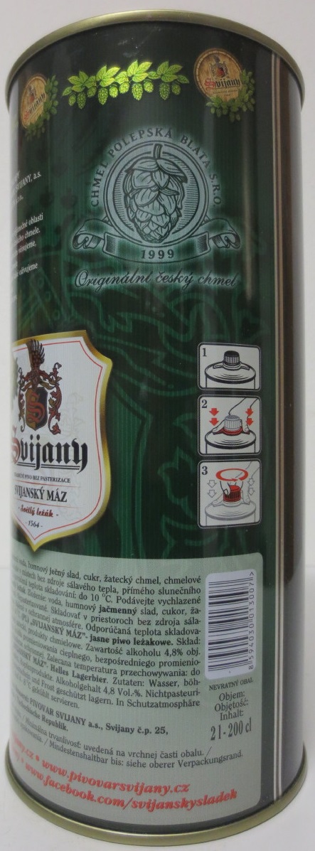 Svijany SVIJANSKÝ MÁZ dívky z kalendáře č.06/2018 (200cl)