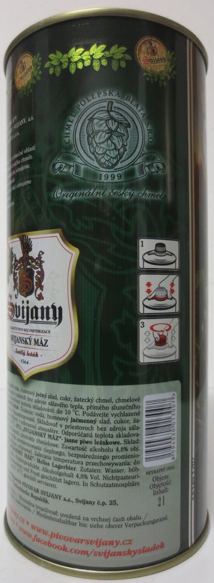 Svijany SVIJANSKÝ MÁZ dívky z kalendáře č.07/2018 (200cl)