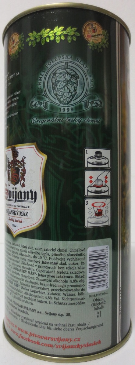 Svijany SVIJANSKÝ MÁZ dívky z kalendáře č.08/2018 (200cl)