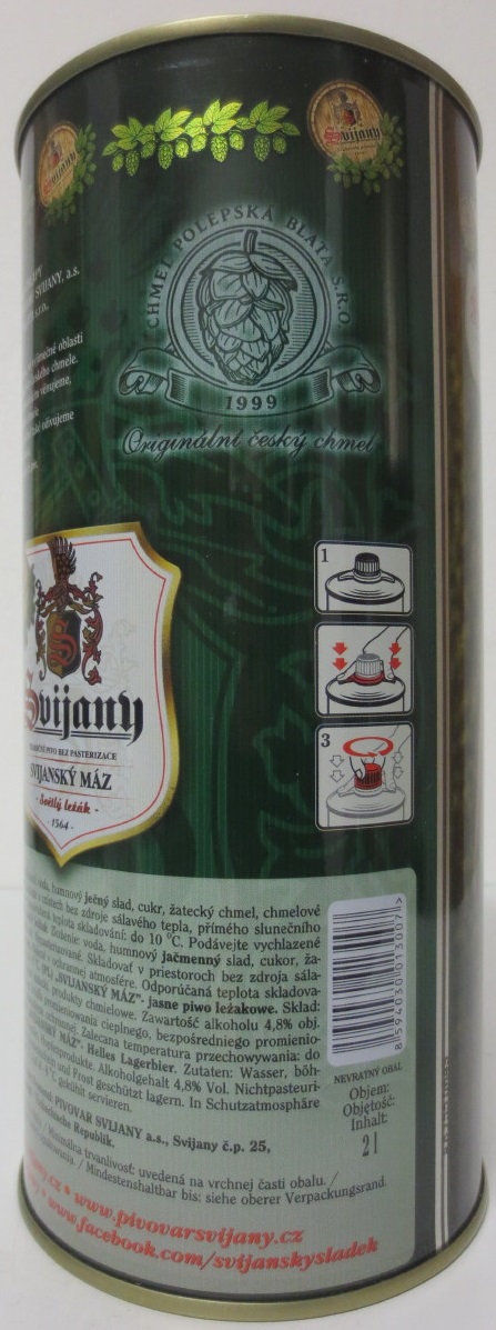 Svijany SVIJANSKÝ MÁZ dívky z kalendáře č.09/2018 (200cl)