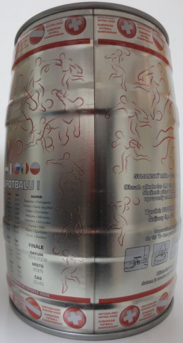 Svijany Soukomý pivovar 2008 SVIJANY FANDÍ ČESKÉMU FOTBALU !