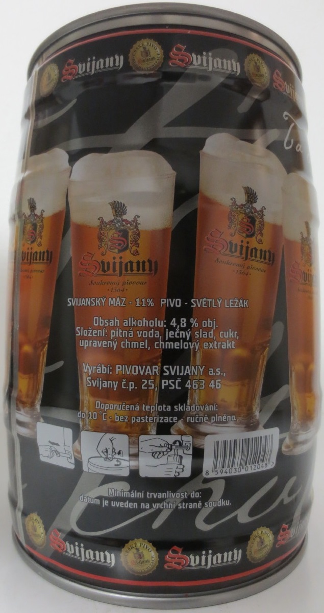 Svijany SVIJANSKÝ MÁZ ČESKÉ PIVO BEZ PASTERIZACE