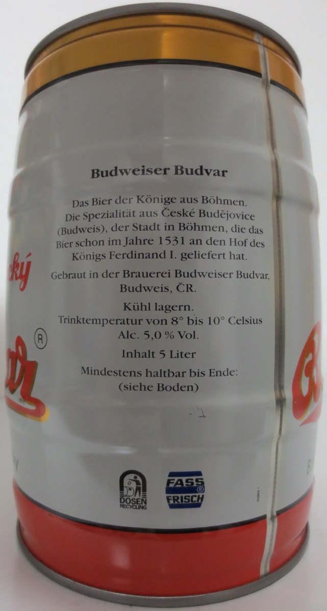 Budweiser Budvar BIER OHNE BEISPIEL č.1