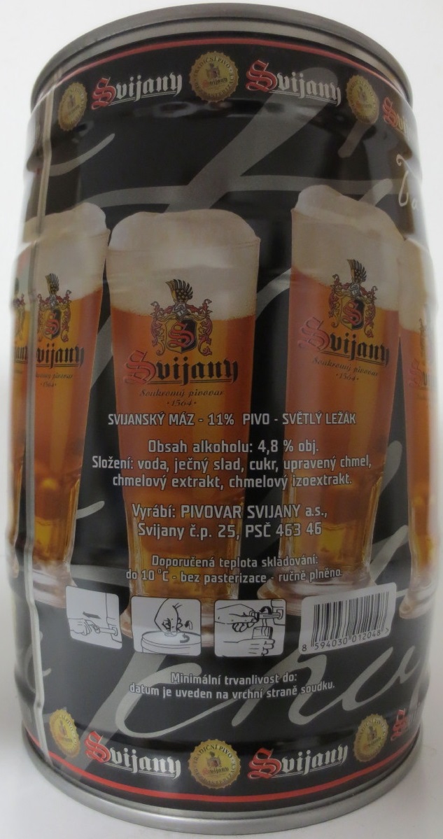 Svijany SVIJANSKÝ MÁZ TRADIČNÍ PIVO BEZ PASTERIZACE