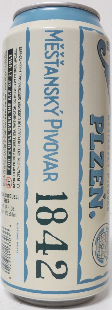 Prazdroj MĚŠŤANSKÝ PIVOVAR PLZEŇ. (50cl)