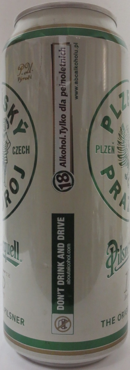 PLZEŇSKÝ PRAZDROJ Pilsner Urquell 175TH Aniversary THE ORIGINAL PILSNER č.1 (50cl) (T-O)