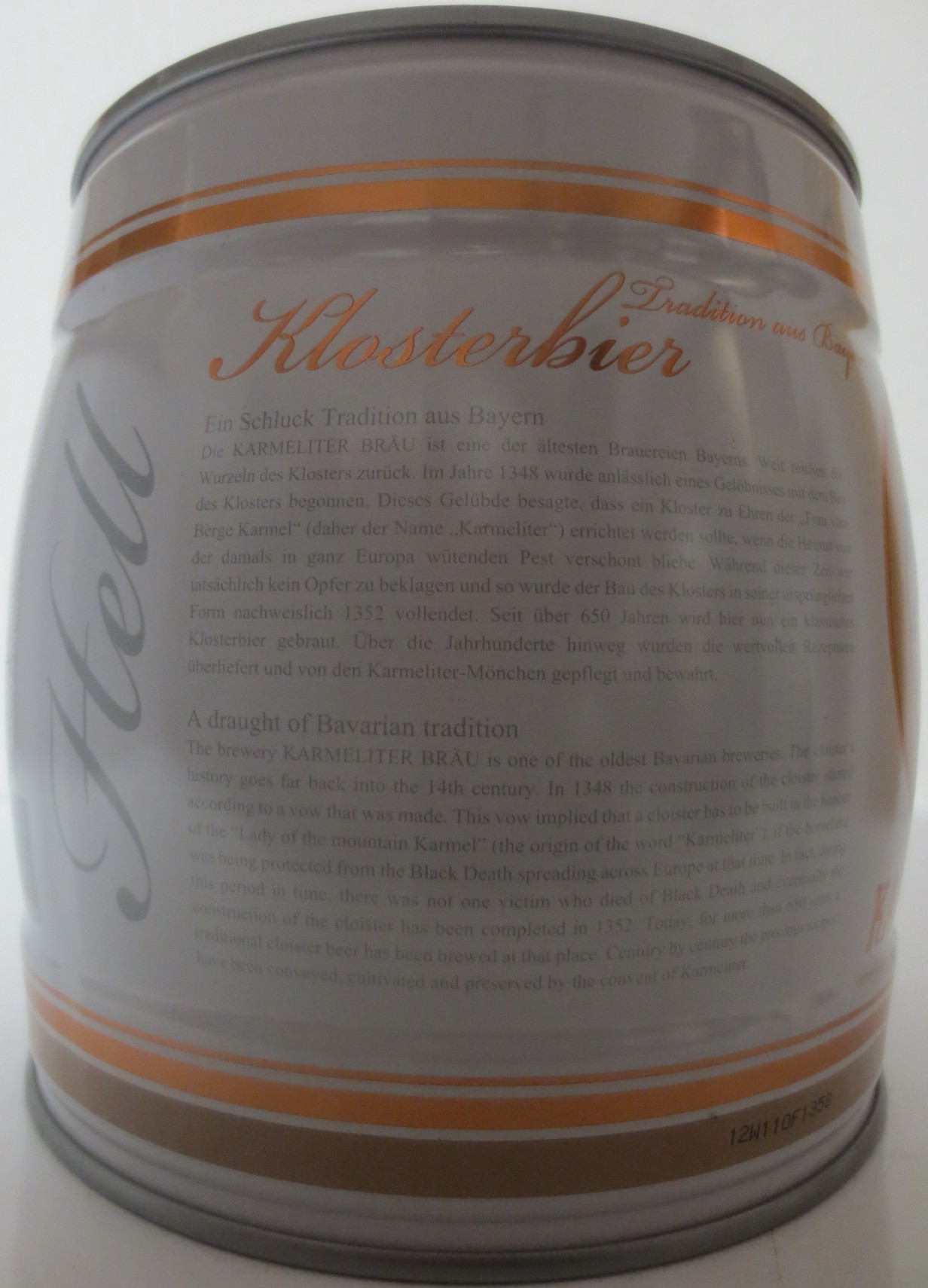 KARMELITER Hell Bayrisches Hell (3,1L) Nr.1