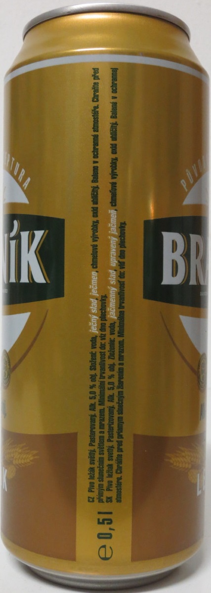 BRANÍK Alk. 5,0% obj. LEŽÁK (50cl) (B/O)