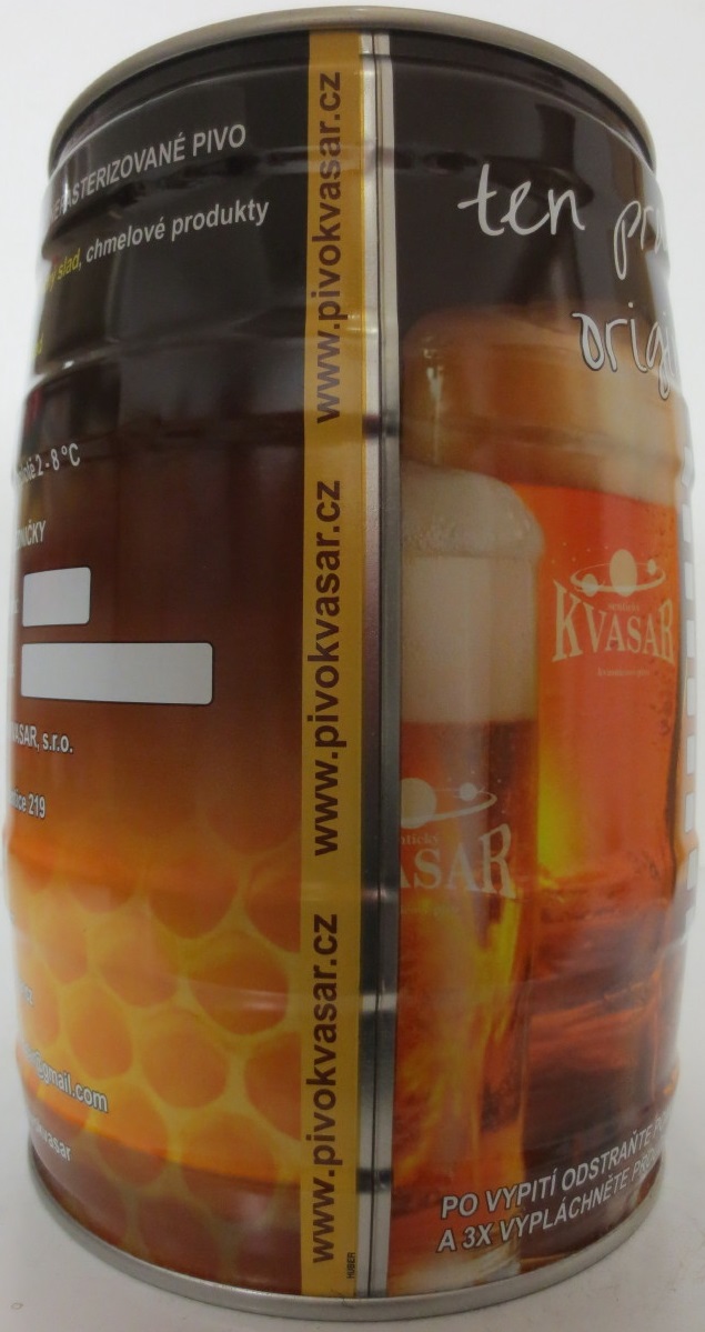 SENTICKÝ KVASAR nefiltrované pivo od Jelínka (5L) č.1