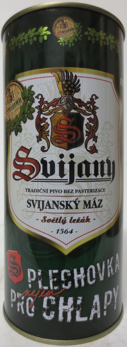 Svijany SVIJANSKÝ MÁZ PLECHOVKA nejen PRO CHLAPY Křiženské léto 2019 (200cl) č.1