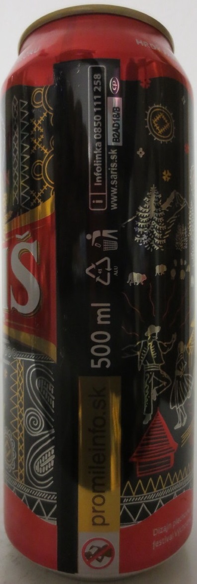 ŠARIŠ TMAVÝ (50cl) (B/O)