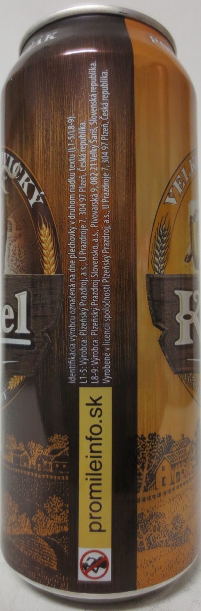 VELKOPOVICKÝ Kozel 1874 POLOTMAVÝ 11% (SK) (50cl) (B/O) č.2
