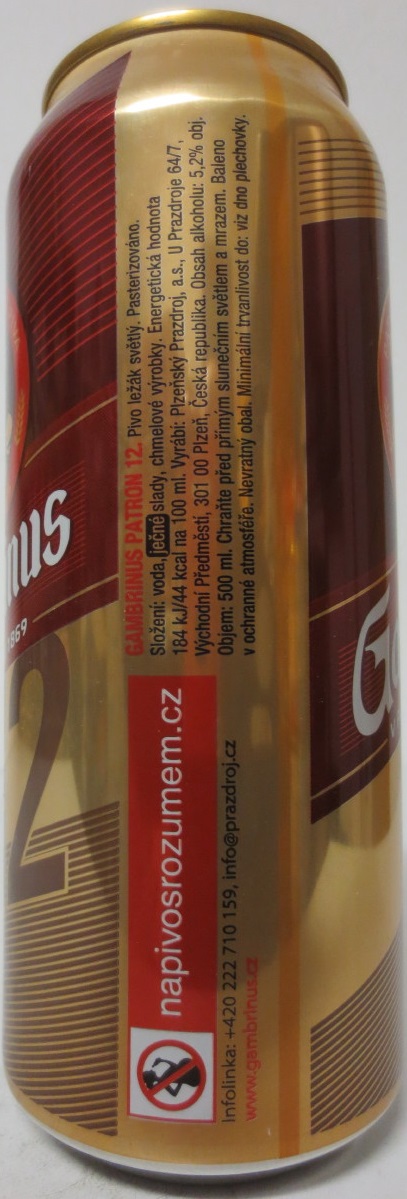 Gambrinus PATRON 12 (50cl) (B/O) č.1 (CZ)