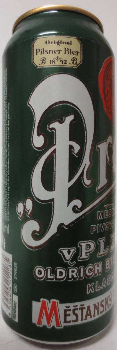 Prazdroj v PLZNI OLDŘICH BIBRDLIK KLADNO (SK) (50cl) (B/O) č.2