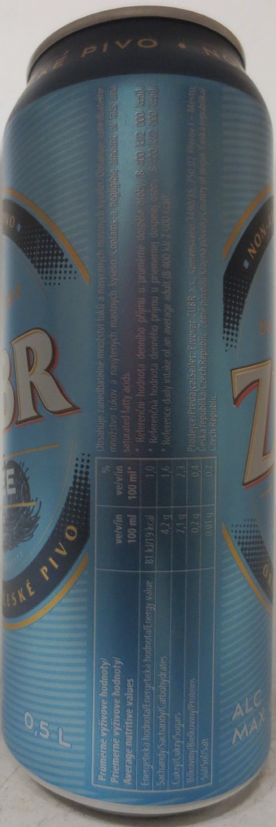 ZUBR FREE PREMIUM QUALITY (50cl) (B/O) č.2