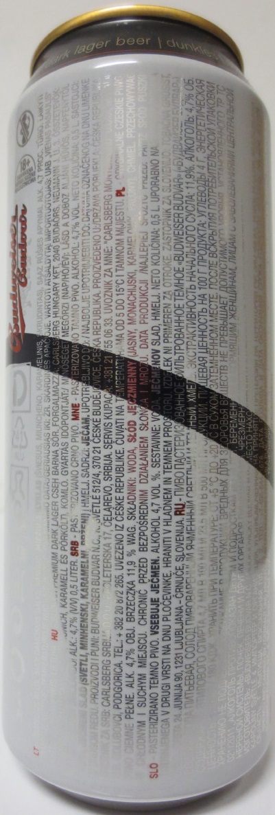 Budweiser Budvar B:DARK Czech Dark Lager (50cl) (B/O) č.4