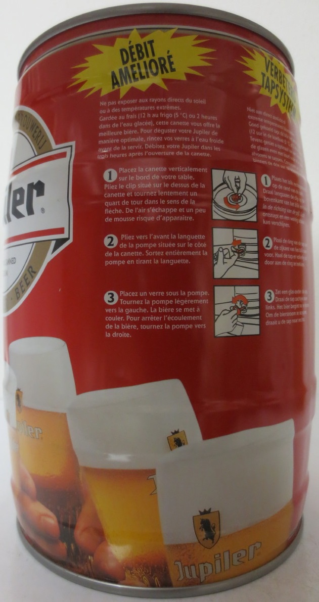 Jupiler BREWED AND CANNED IN BELGIUM (5L) Nr.4