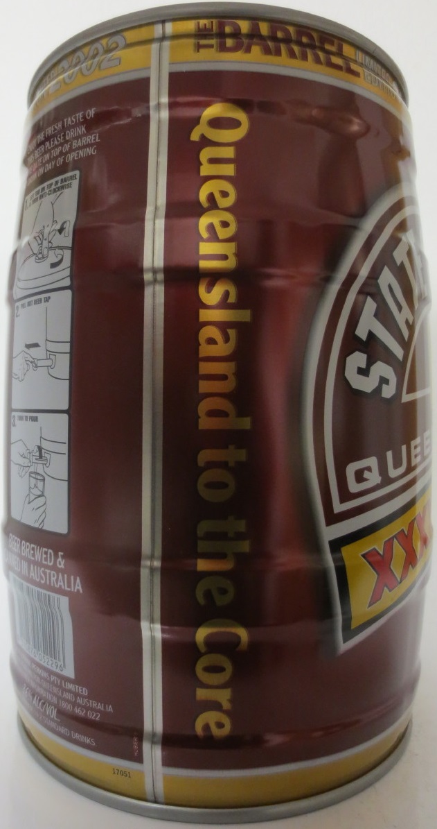 CASTLEMAIN XXXX GOLD LAGER 5 Litres (5L) Nr.1