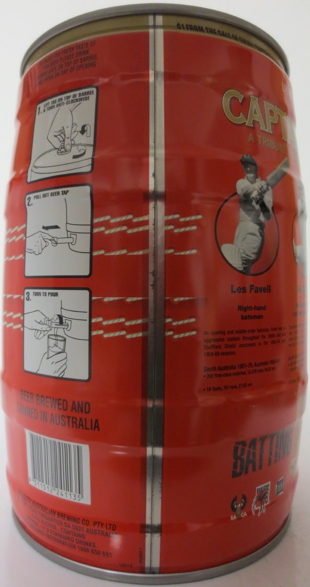 WEST END DRAUGHT CAPTAINS BARREL (5L) Nr.1 