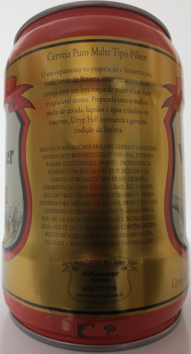 Weltenburger Kloster Urtyp Hell (5L) Nr.1