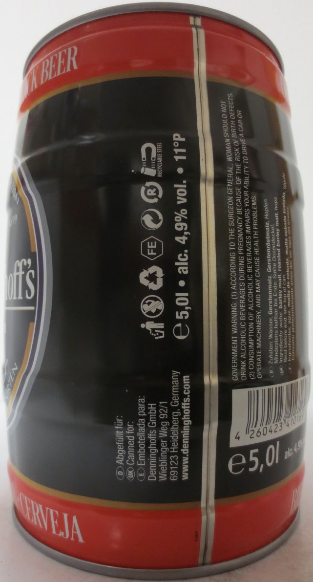 Denninghoff´s PREMIUM Schwarz (5L) Nr.1
