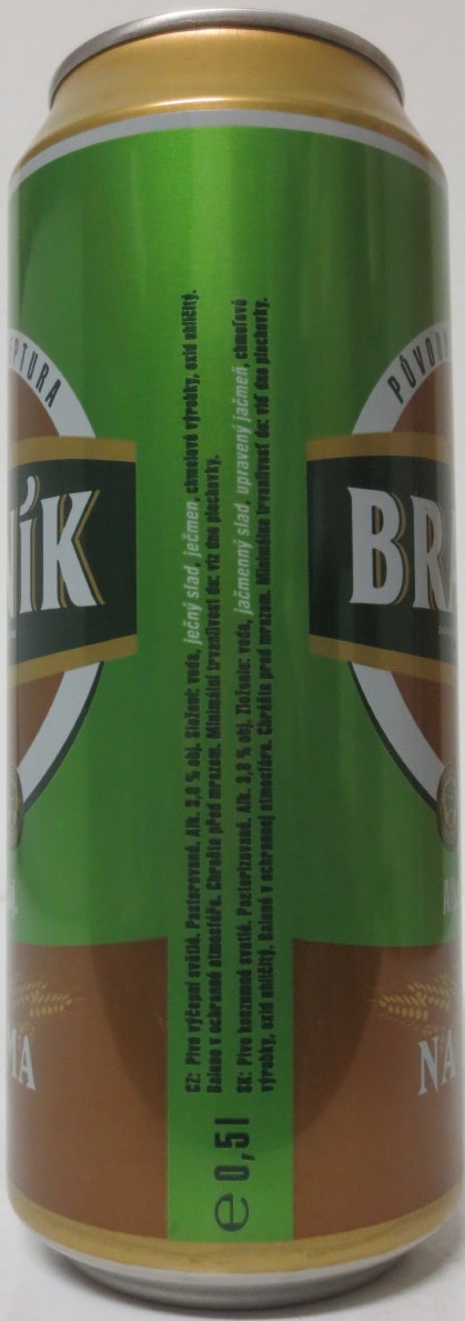 BRANÍK Alk. 3,8% obj. NA DOMA (CZ) (50cl) (B/O) č.1