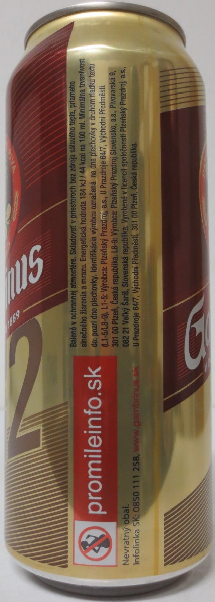 Gambrinus PLNÁ 12 (SK) (50cl) (B/O) č.1