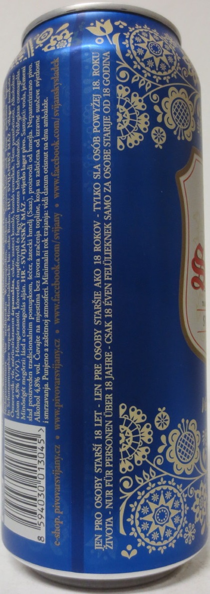 Svijany SVIJANSKÝ MÁZ Veselé Velikonoce (50cl) (B/O) modré