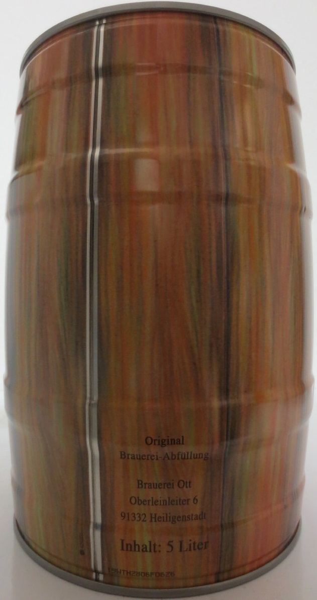 Brauerei Ott Bier aus dem Leinleitertal (5L) Nr.1