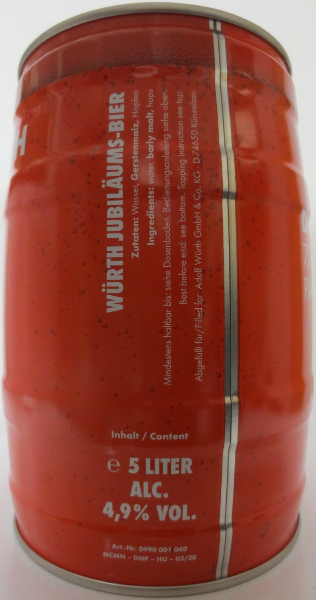 WÜRTH 75 1945-2020 (5L) Nr.1