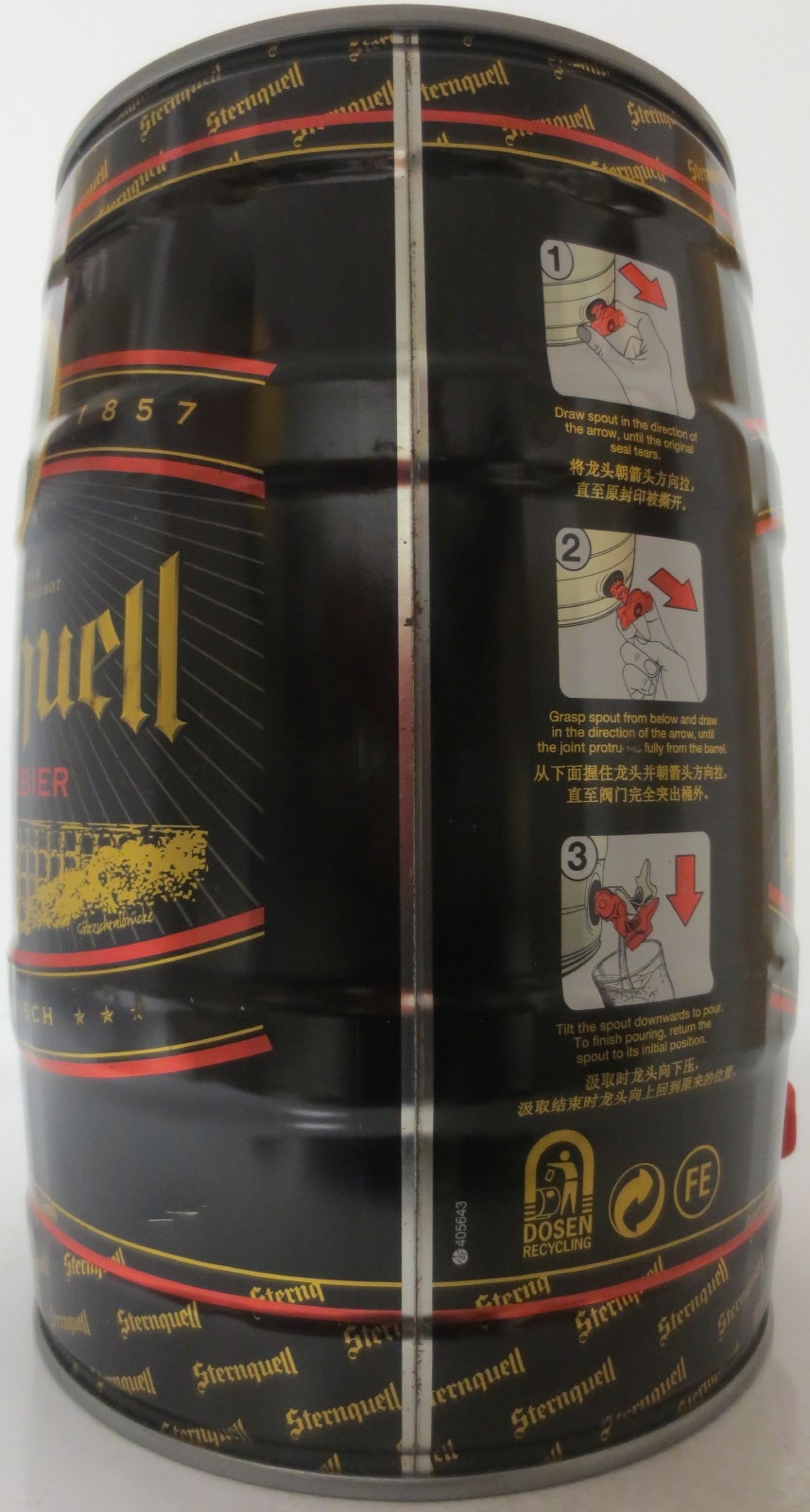 Sternquell SCHWARZBIER MALZIG-FRISCH (5L) Nr.1
