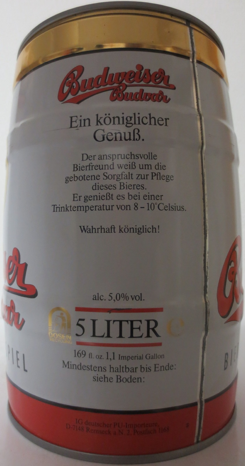 Budweiser Budvar BIER OHNE BEISPIEL (ČSSR) č.1 