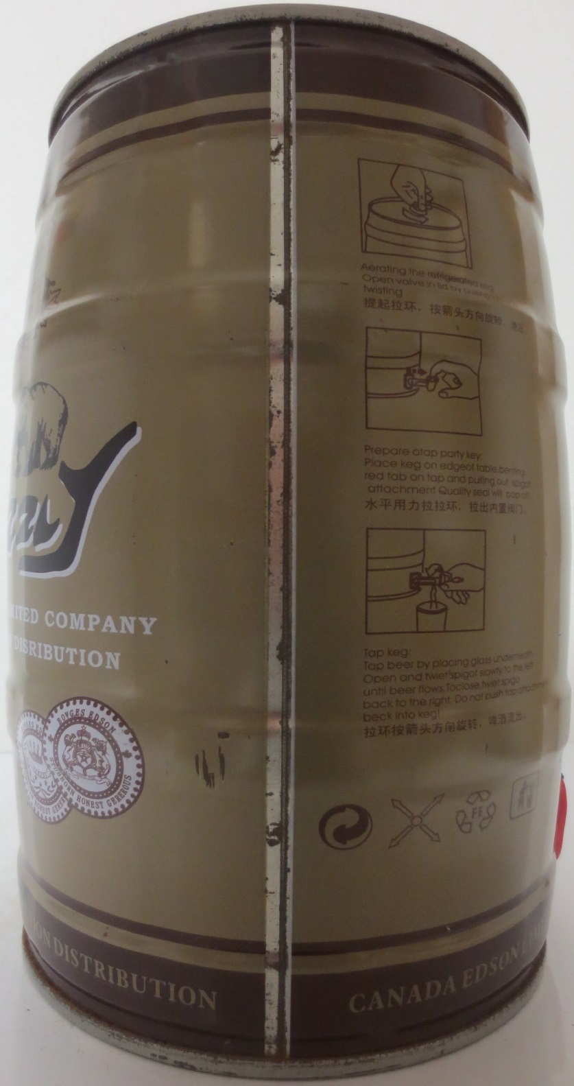 EDSON GRIZZLY SINCE 1728 DEER BEER (5L) Nr.1