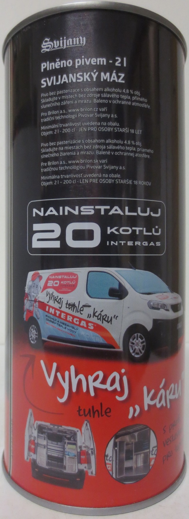 Svijany SVIJANSKÝ MÁZ INTERGAS TEĎ UŽ JSI VE HŘE SCORE KOTLŮ 20 (200cl) č.1 