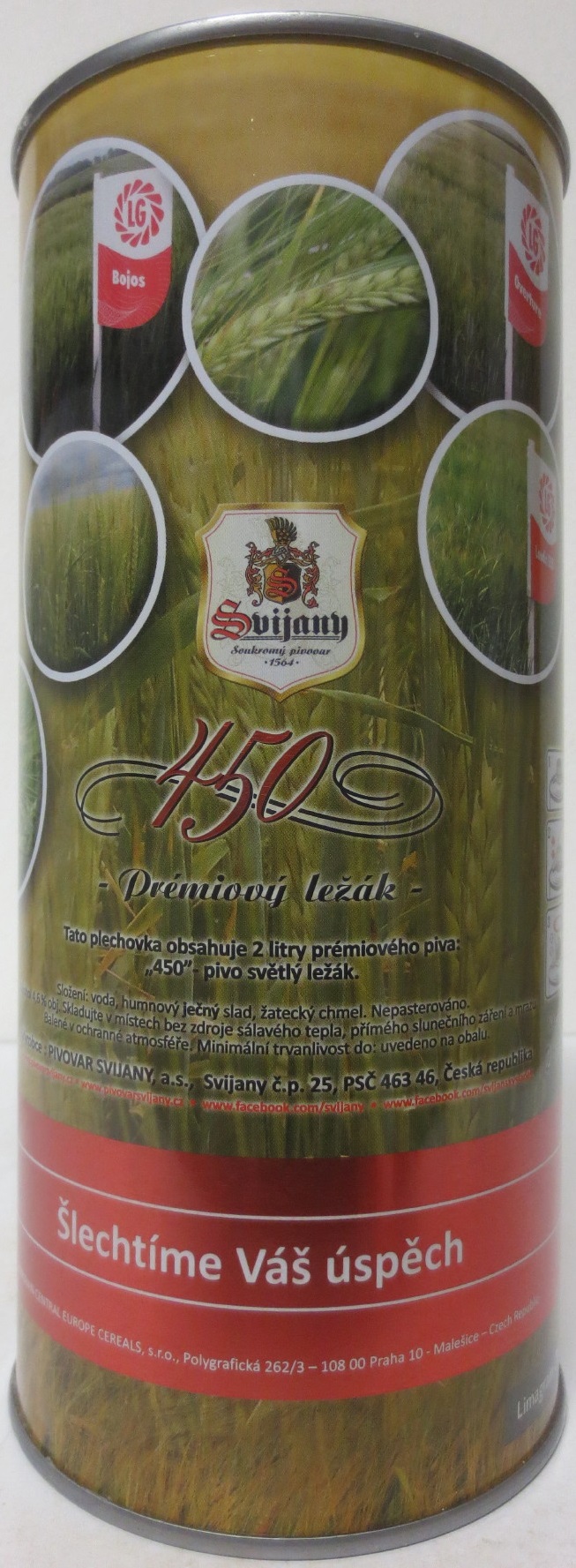 Svijany SVIJANSKÝ MÁZ LG Šlechtíme ječmeny pro České pivo (200cl) č.1 