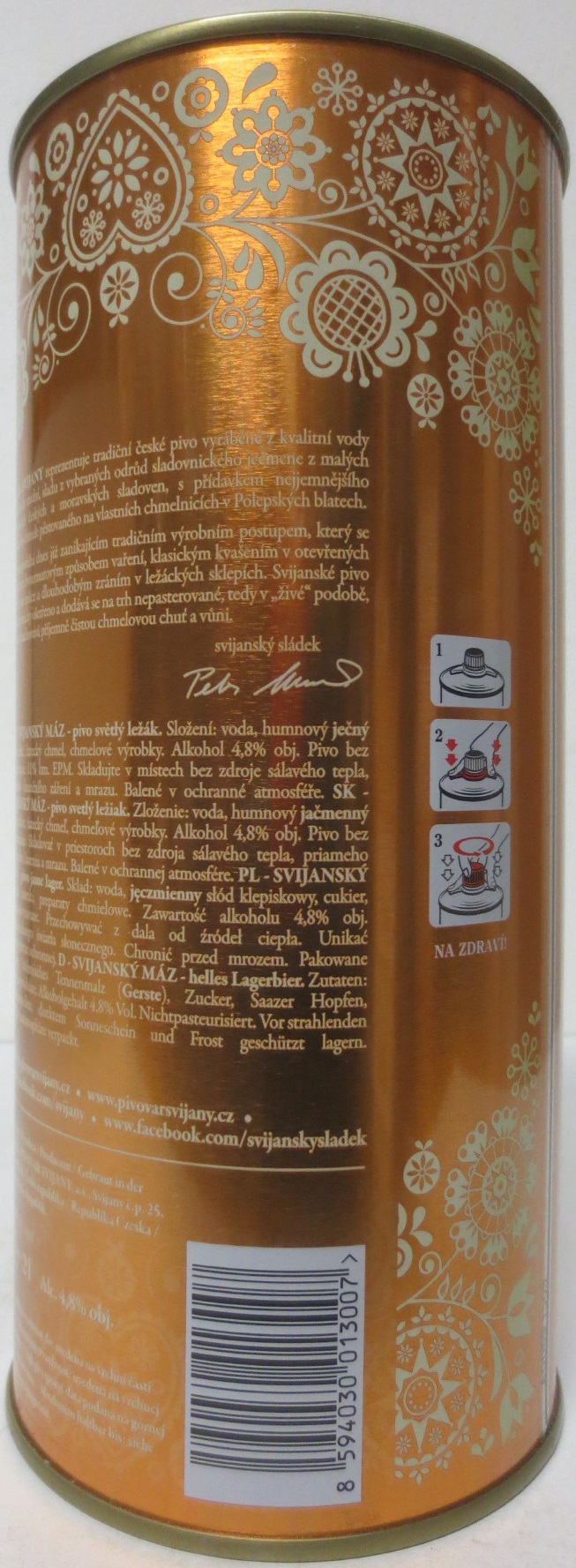 Svijany SVIJANSKÝ MÁZ Veselé Velikonoce (200cl) zlaté