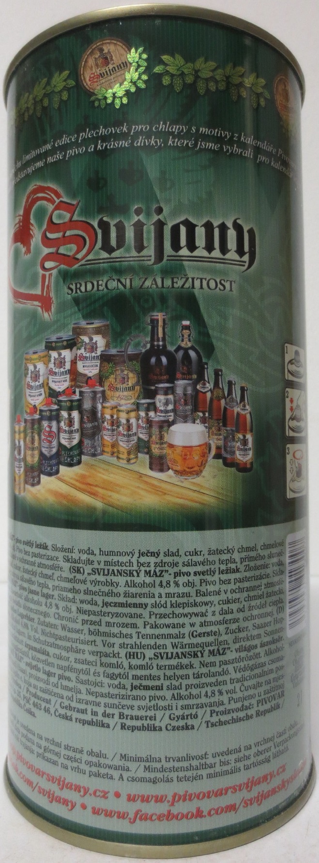 Svijany SVIJANSKÝ MÁZ dívky z kalendáře /No. 03/2019 (200cl)