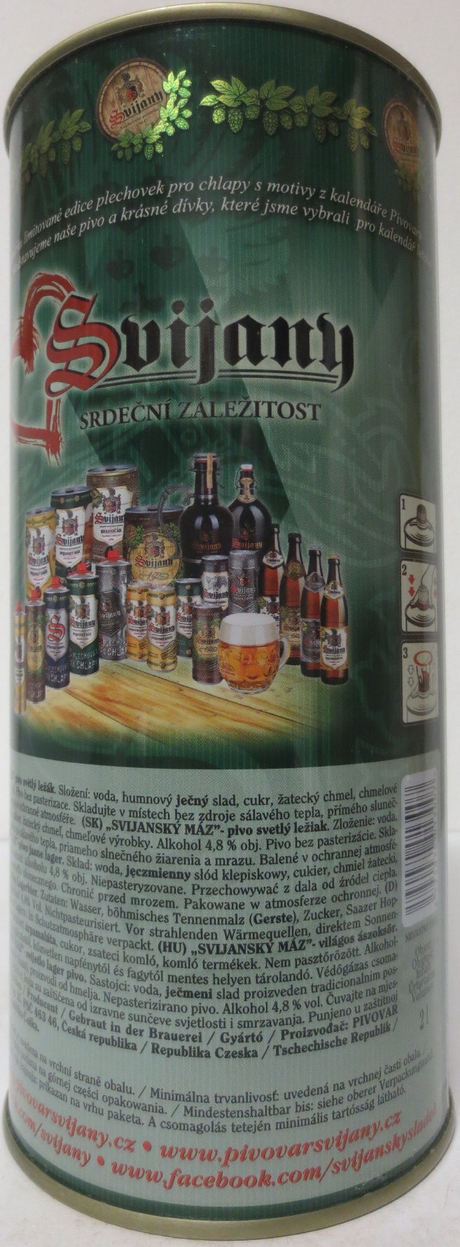 Svijany SVIJANSKÝ MÁZ dívky z kalendáře /No. 04/2019 (200cl)