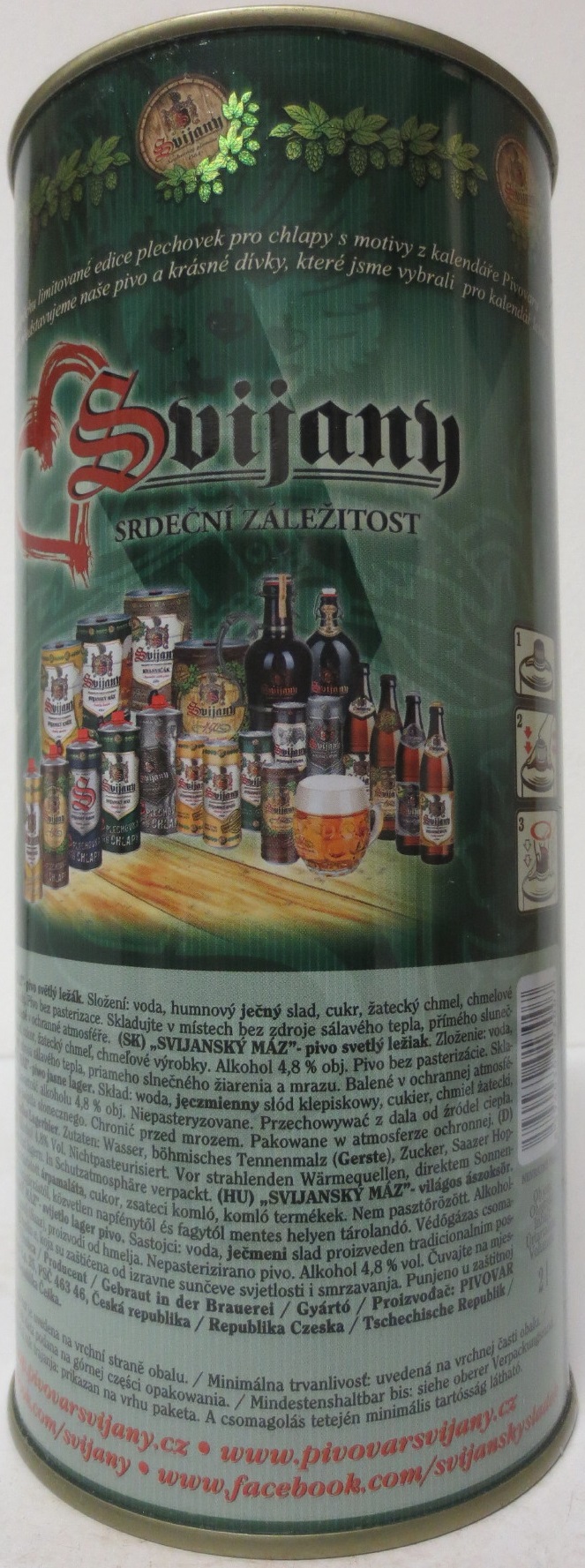 Svijany SVIJANSKÝ MÁZ dívky z kalendáře /No. 06/2019 (200cl)